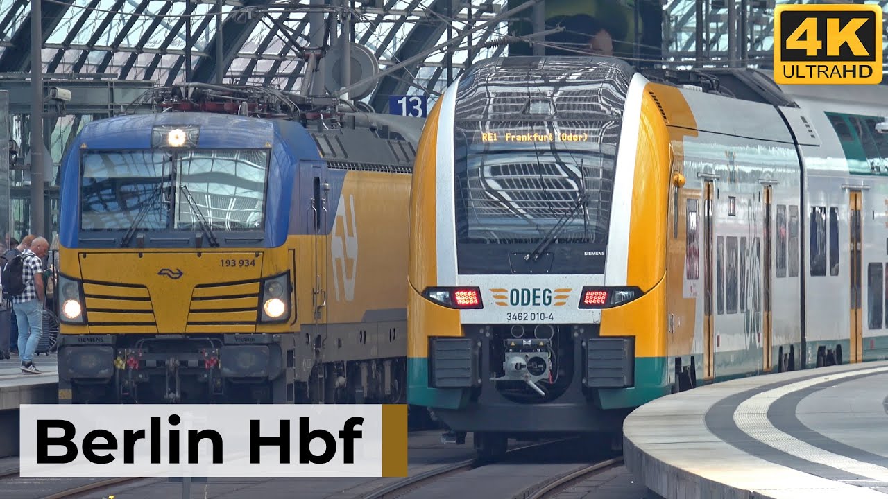 Berlin Hbf 30.05.2025 - Internationaler Bahnverkehr: ICE, EC, IC, FLX, RE & S-Bahn im Zentrum