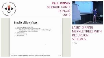 Paul Kinsky - Lazily Diffing Merkle Trees with Recursion Schemes 1/4