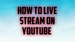 how to go live  and live stream on YouTube screenshot 5