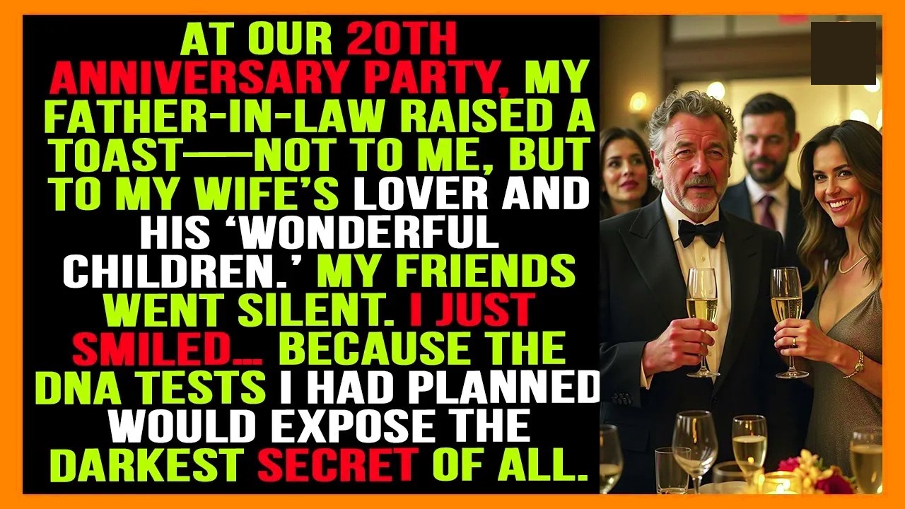At Our 20th Anniversary, My Father-in-Law Toasted My Wife’s Lover—So I Exposed Her Darkest Secret