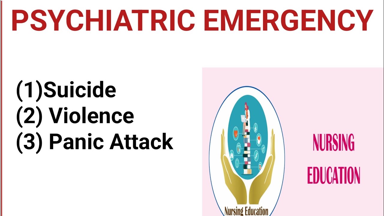Topic- Psychiatric Emergency|| Subject- Psychiatric nursing|| Bsc Nsg 3rd year 