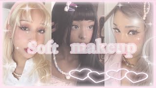 soft girl makeup🎀☁️💗