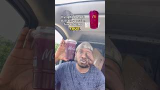 Blackberry Dragon Fruit Refreshe!🥤#tastetest #mcdonalds