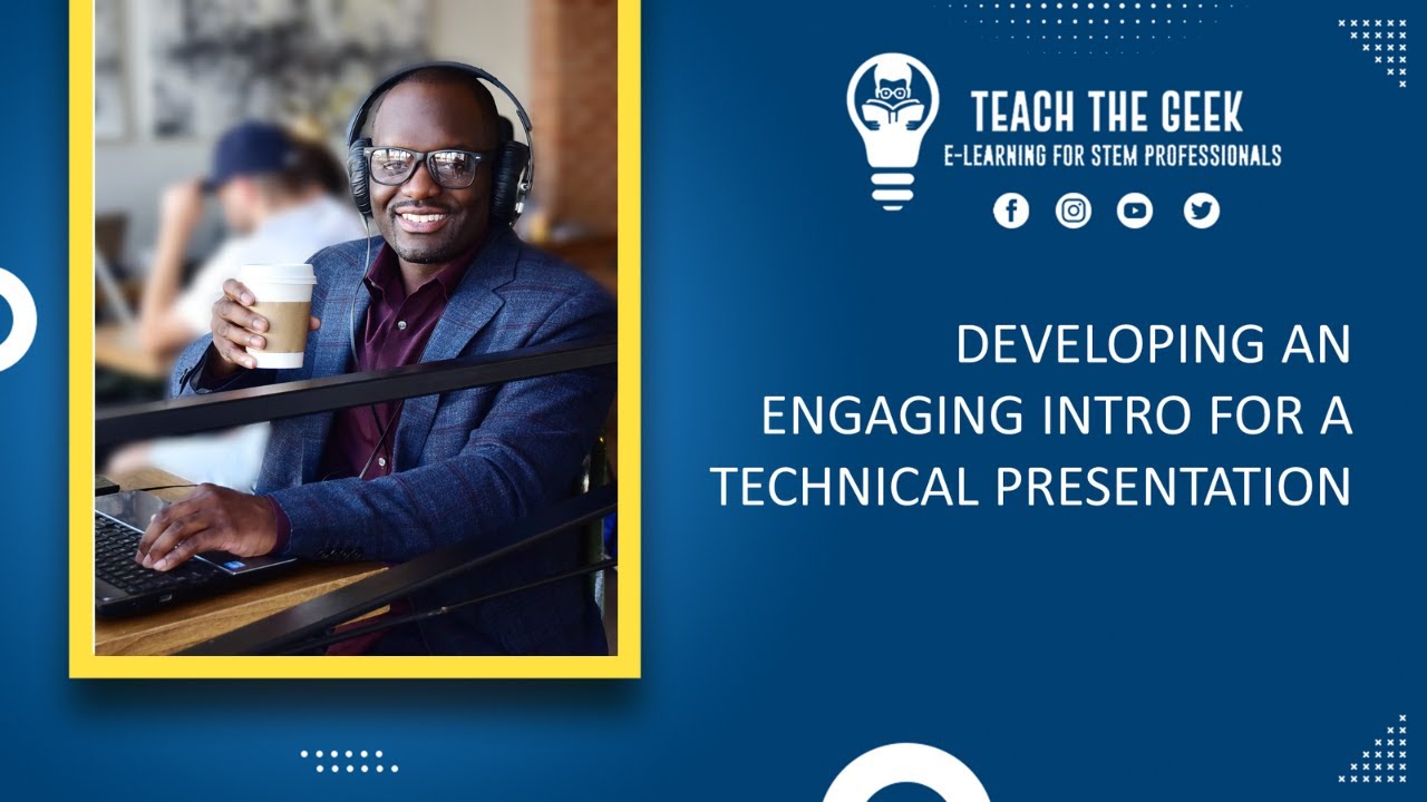 How To Make Your Technical Presentation Intro More Engaging - YouTube