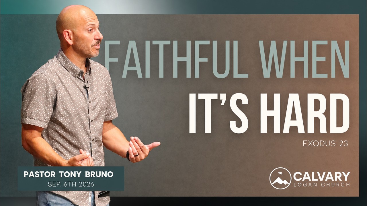 DO WHAT IS RIGHT | Exodus 23 | Pastor Tony Bruno video thumbnail