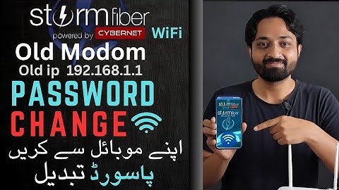 How to Change StormFiber WiFi Password Step by Step | how to change wifi password | Easy Method !