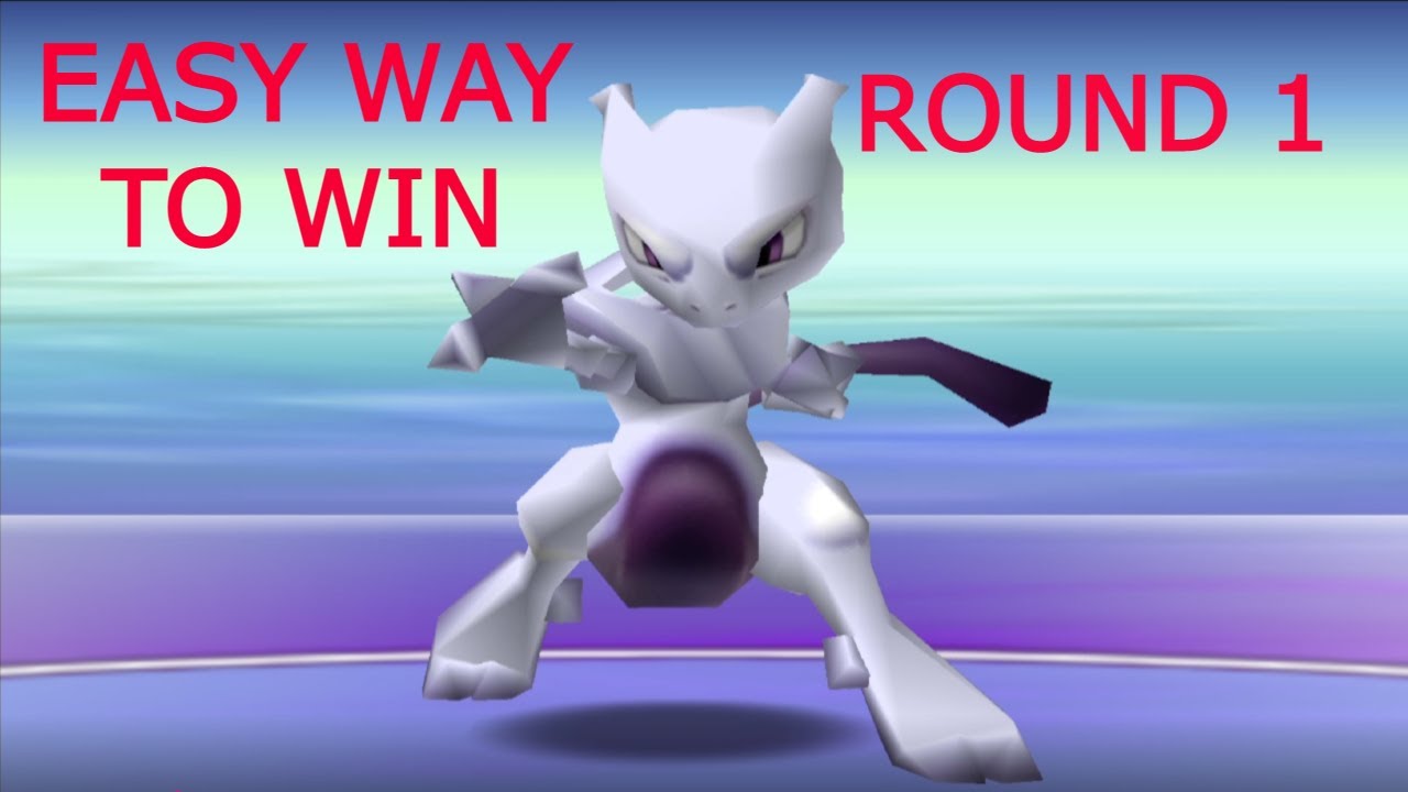EASY WAY TO BEAT MEWTWO Pokemon Stadium YouTube