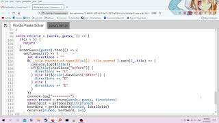 Wordle Peaks Auto Solver Demo