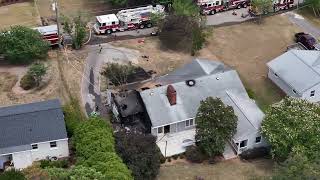 6/6/26 - Raleigh & Western Wake (NC) Fire - Redbud Lane - Drone Footage