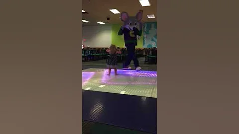 Emma at Chuck e cheese