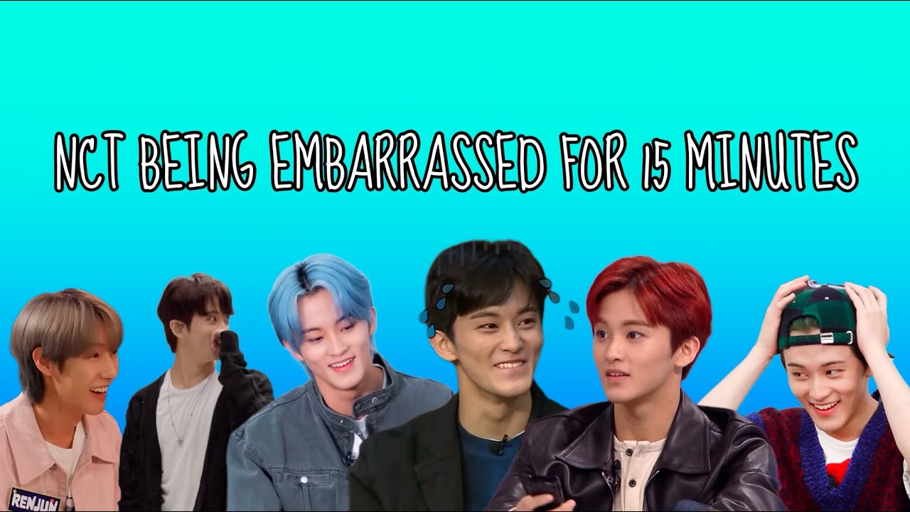 nct being embarrassed for 15 minutes (especially mark)