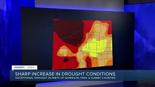 Sharp increase in drought conditions