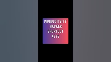Productivity Hacks | Google Workspace | #Shorts | Shortcut Keys |Corporate Gyan