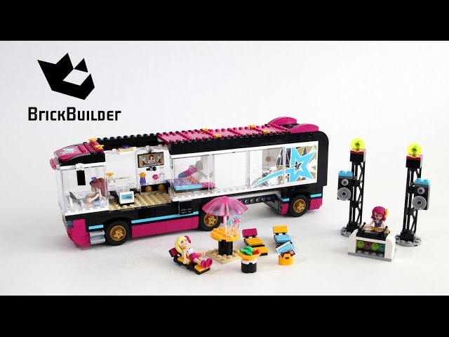 aflevere pustes op Slud Lego Friends 41106 Pop Star Tour Bus - Lego Speed Build - YouTube