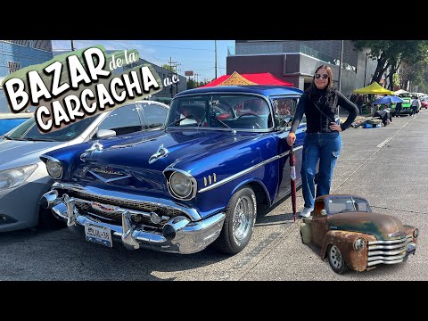 Autos Clásicos, Antiguos y Tuning en el Bazar de la Carcacha de la CDMX