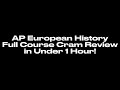AP European History Full Course Cram Review in Under 1 Hour!