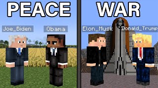 I Made Presidents Simulate Civilization in Minecraft..