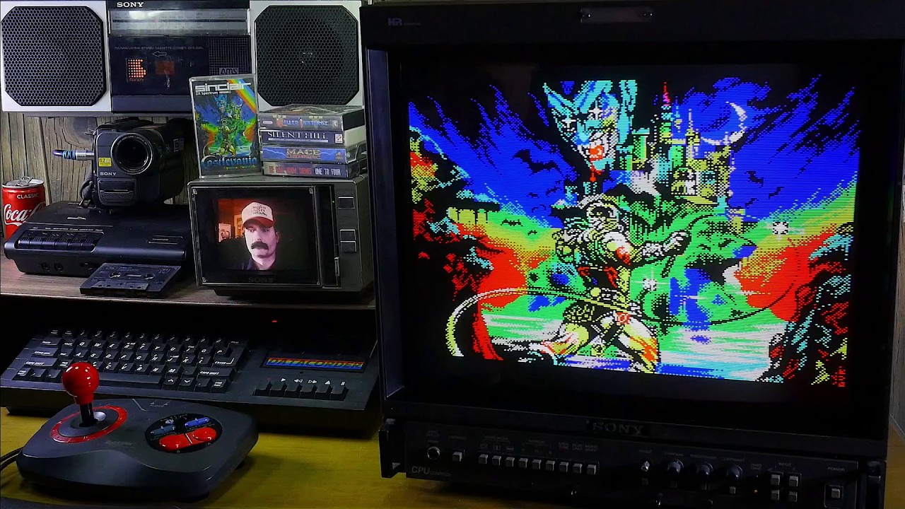 Castlevania: Spectral Interlude (ZX Spectrum) CRT livestream pt1
