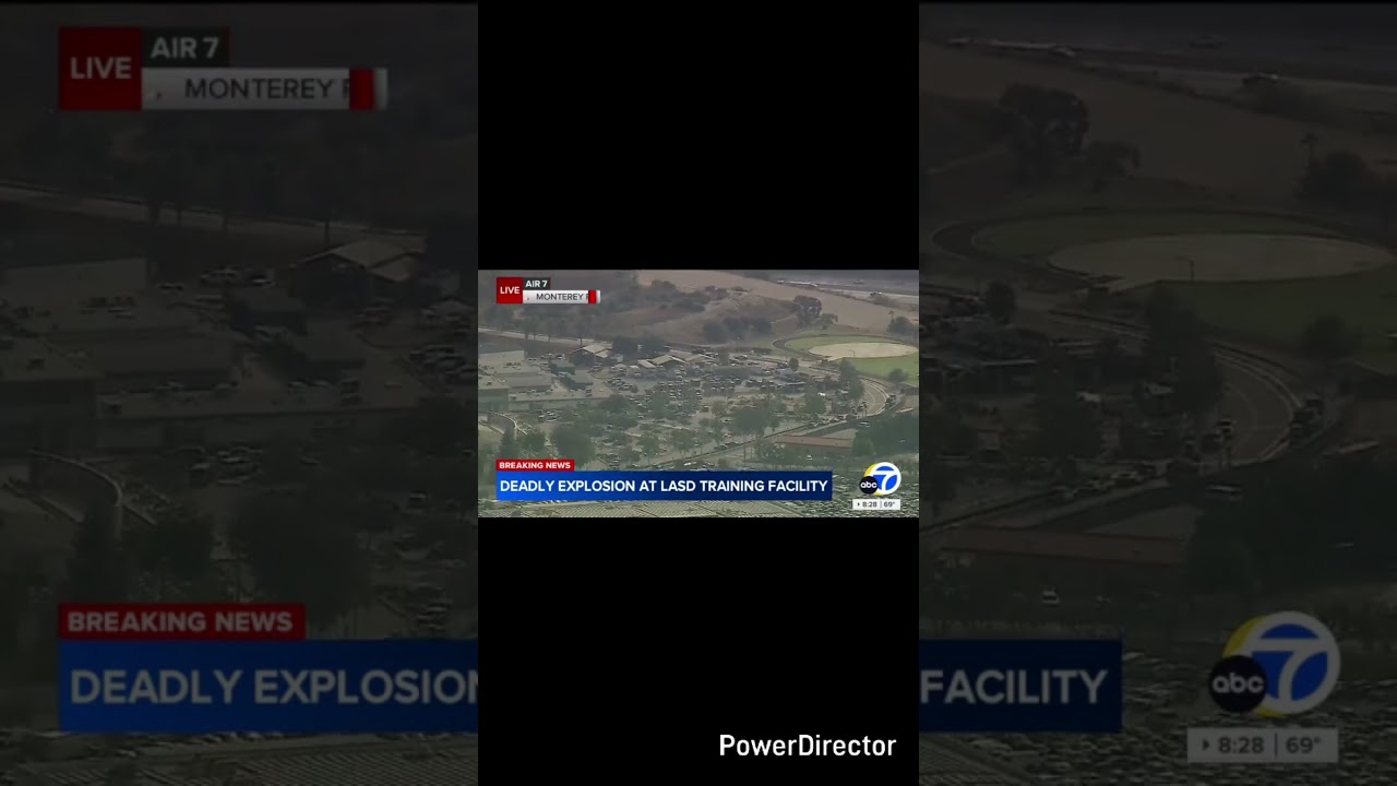 Deadly Explosion at a LA Police Training Facility, 3 dead. 