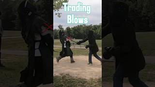 Trading blows #hema #combatsport #swordfighting #fencing #falcheon