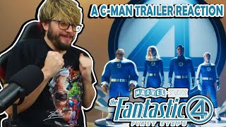 The Fantastic Four: First Steps - Official Teaser Trailer Reaction | GALACTUS