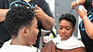 Salon Visit| CURL DEFINING Set on 4C Hair - Ep.2