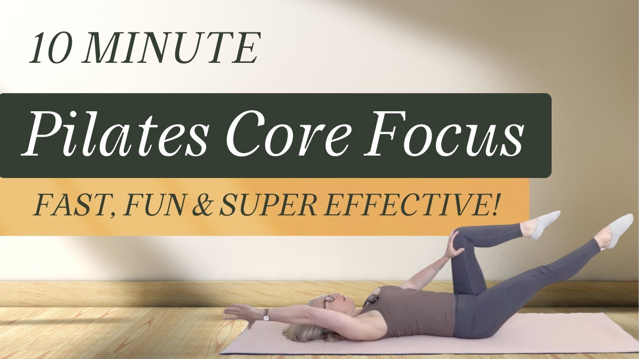 10 MIN PILATES CORE FOCUS WORKOUT || Fast, Fun & Super Effective!