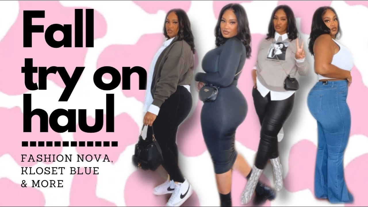 Fall 2022 Essentials | Try on haul | Fashion Nova, Kloset Blue + More
