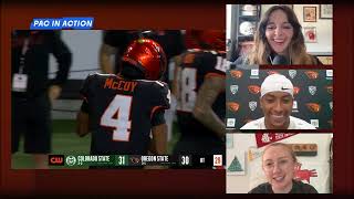 Gevani McCoy & Tre Shackelford chat Beavs & Cougs | Pac in Action