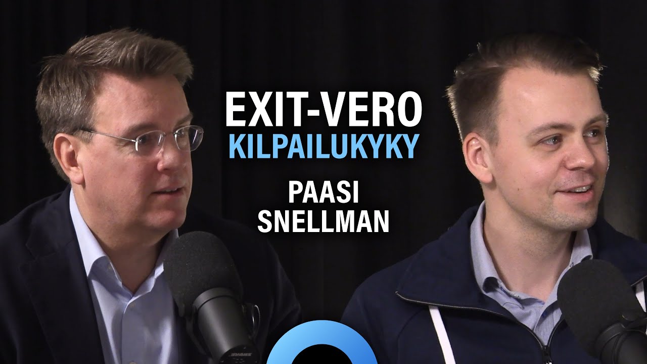 Exit-vero, kilpailukyky ja Suomen talouskasvu (Martin Paasi & Victor Snellman) | Puheenaihe 203