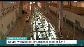 Takata 'worst case' airbag recall to cost $24B