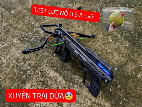 Video TEST THỮ NỎ CAO CẤP USA BẮN BI SẮT VÀ MŨI TÊN | GIÁ... - youtube