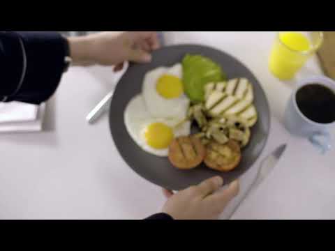 Завтрак для вегетарианцев на гриле George Foreman 24001 56 