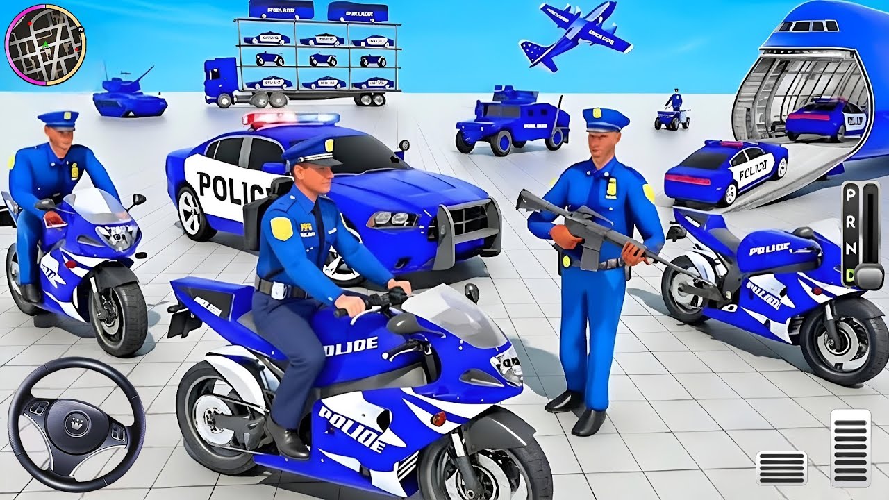 🚓 Police Car Chase Simulator 3D – Real City Cop Pursuit Gameplay (Android)