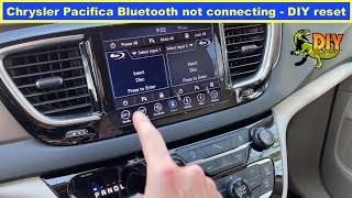 Chrysler Pacifica Bluetooth not pairing - System reset