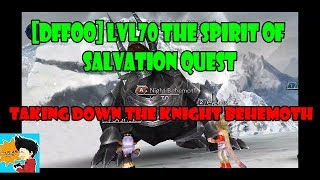 [DFFOO] lvl70 The Spirit of Salvation quest - Taking down the Knight Behemoth