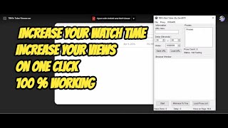 How to use TBN's Best tuber Software | 100% Working | Increase your watching hours and views. screenshot 4