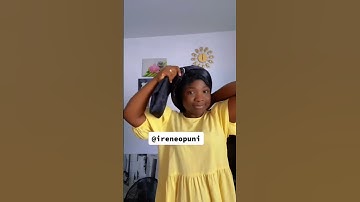 Head wrapping tutorial #short #headwrap