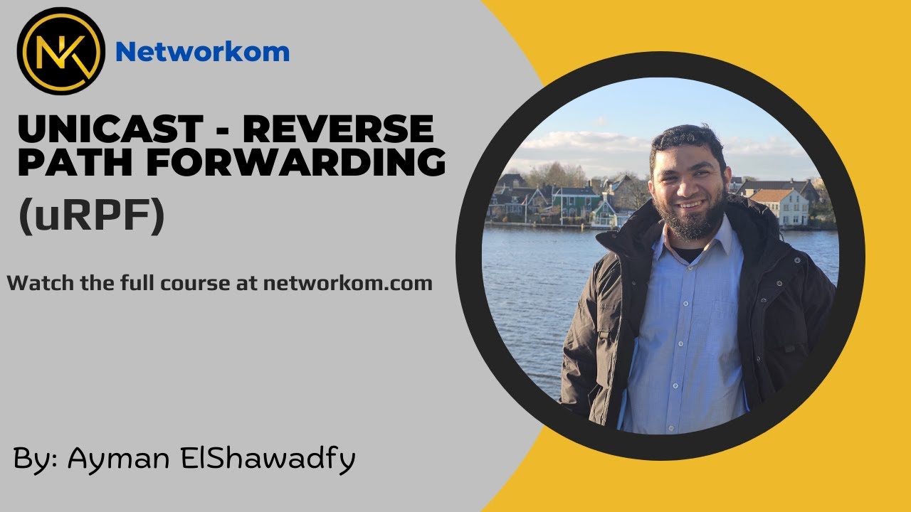 Unicast Reverse Path Forwarding (uRPF) [sample of SPCOR course] in Arabic