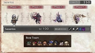 Octopath CotC | Sazantos Cascade Log 🏹
