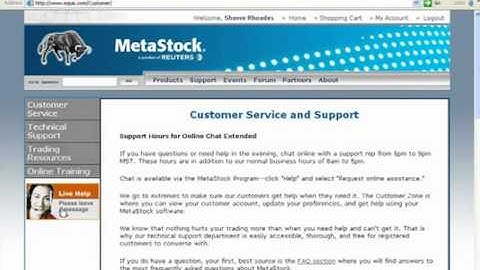 Trading Software Introduction - Metastock Basics Part 1