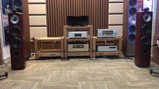E 650 accuphase 30w Class A + B&W 804 d3 200 W + cd esoteric k 03x