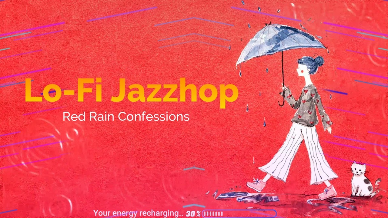 Energy Charge- Rising Visual | Lo-Fi Jazzhop | Red Rain Confessions |Mitg