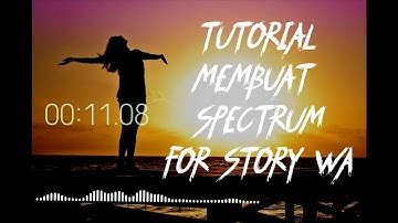 Cara mudah membuat audio spectrum dengan android.