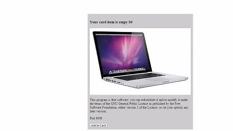 Jquery Shopping Cart