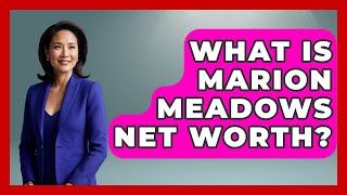 What Is Marion Meadows Net Worth? - Jazz Music Legends