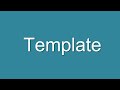 Template Video 
