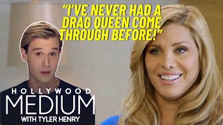 Tyler Henry Reunites Actress Candis Cayne With Family And A Beloved Drag Queen Hollywood Medium