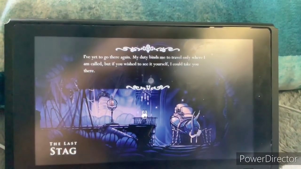 Meeting the stag nest / The Last Stag becomes “The Old Stag” (Hollow knight)