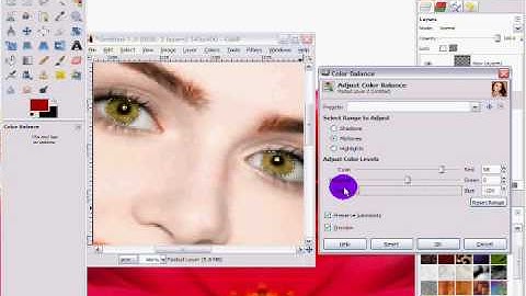 GIMP 2.6 Tutorial - How to change someone into a Vampire